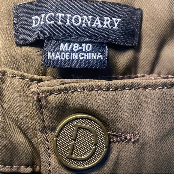 NWT Dictionary Women’s Five Pocket Style Boot Cut Pants in Brown - Picture 4 of 9